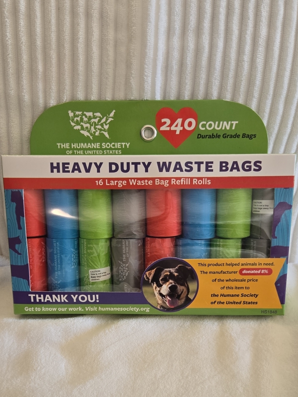 The Humane Society Heavy Duty Waste Bags - Multi-Color (240 Count)